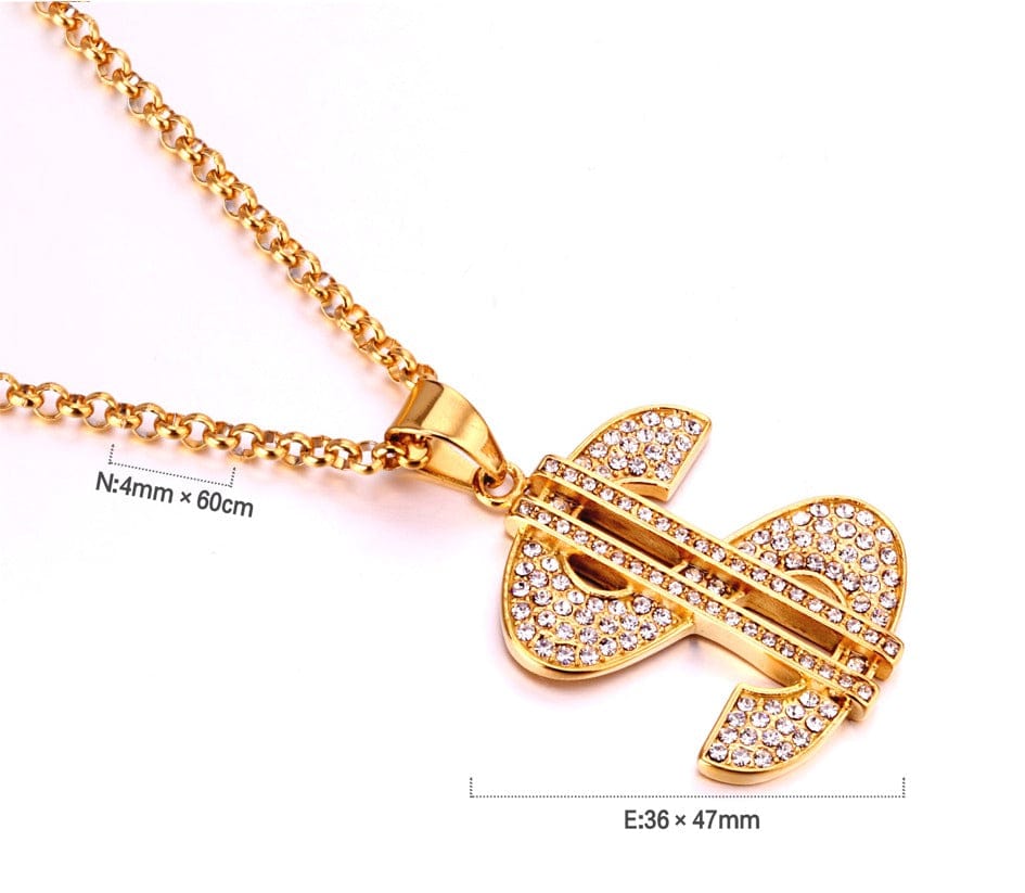 Dollar Sign Necklace