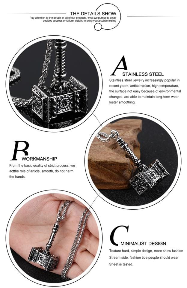 Large Hammer Necklace