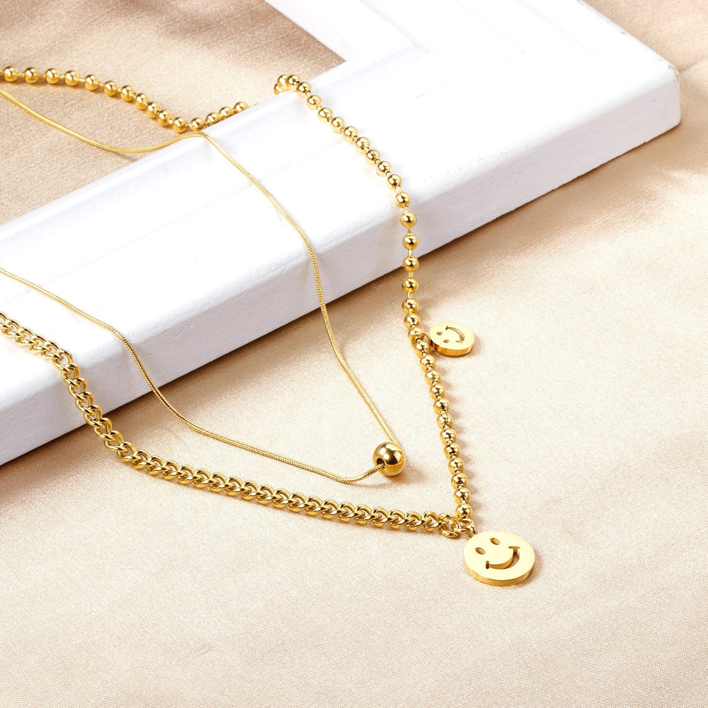 Playful Smiley Necklace