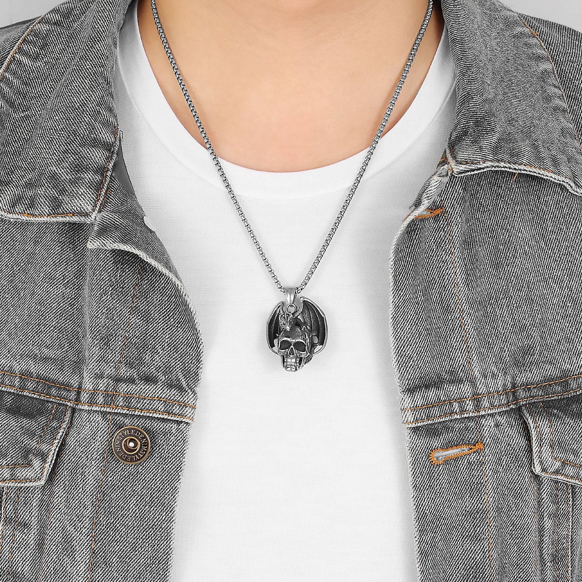Dragon Skull Necklace