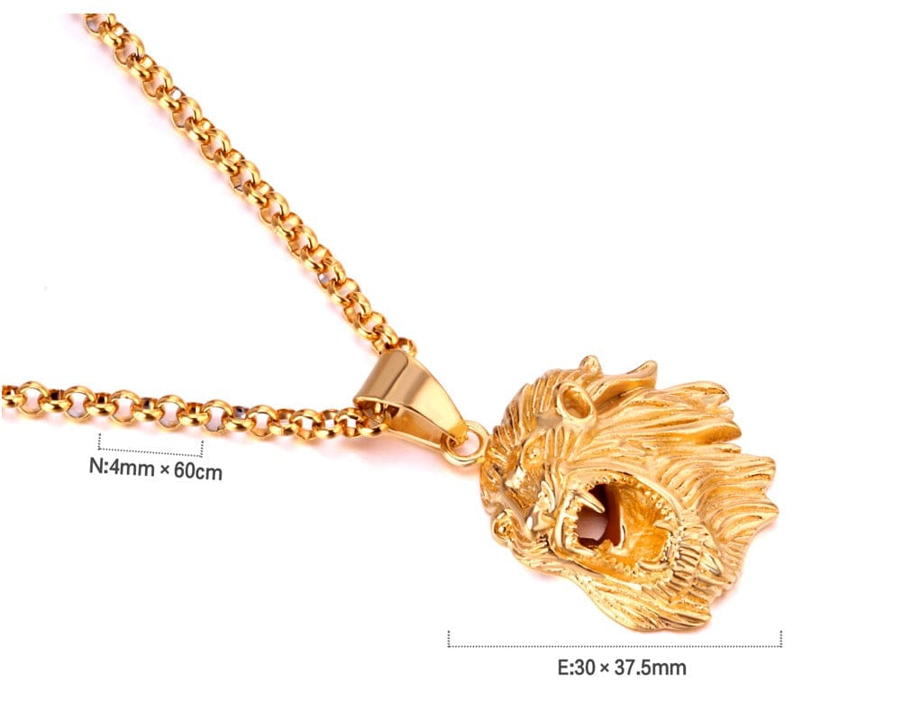 Roaring Lion Necklace