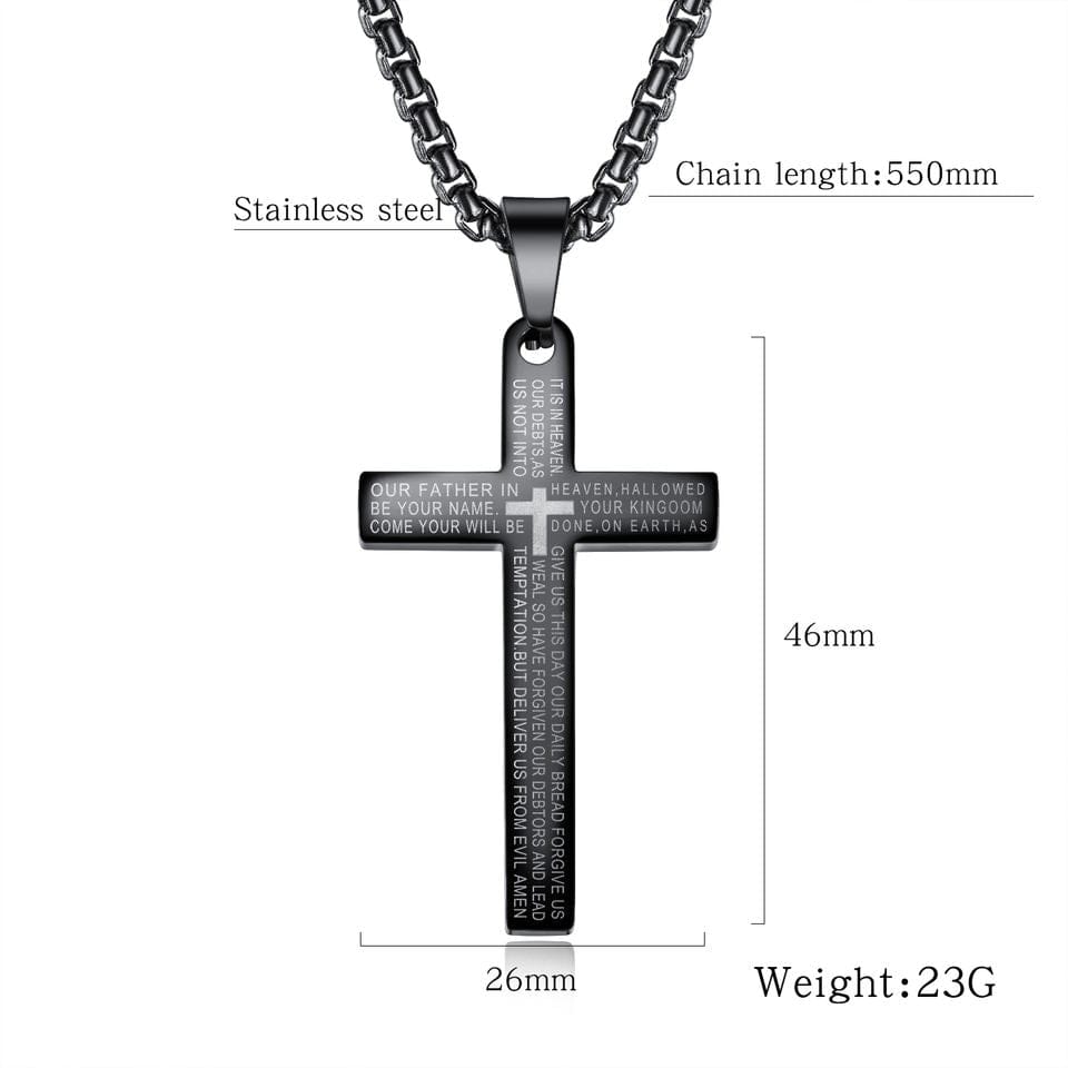 Cross Scripture Necklace