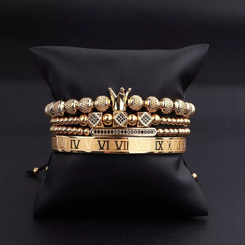 Royal Crown Bracelet Set
