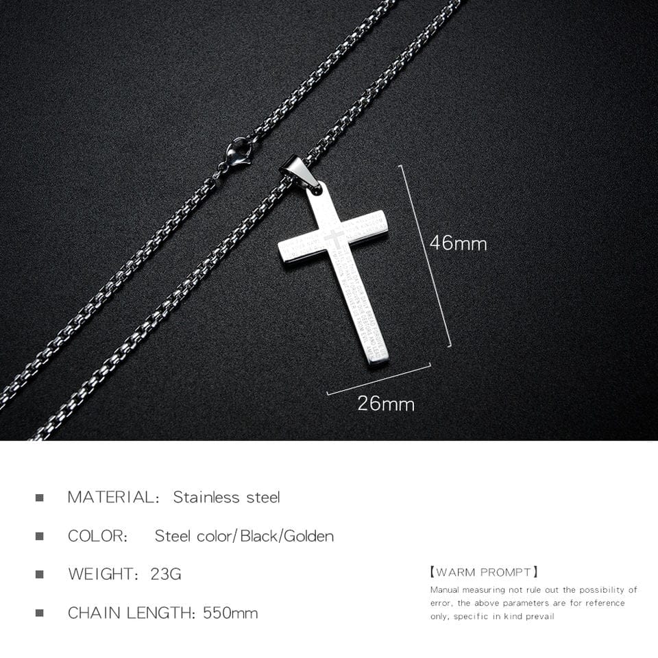 Cross Scripture Necklace